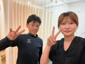 患者との写真