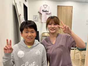患者との写真